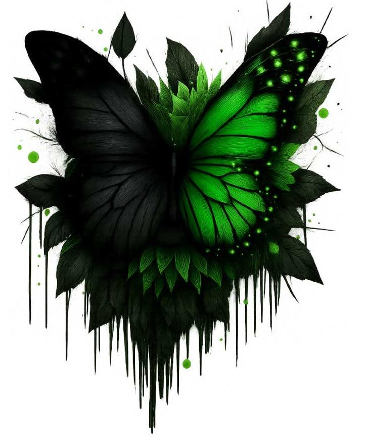 Motiv " Butterfly Grün " ArtNr.: DNS